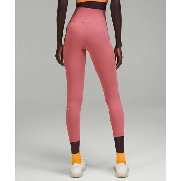 Lululemon Wunder Train HiRise Tight with Pockets 25" Sz 4 - Picture 2 of 7